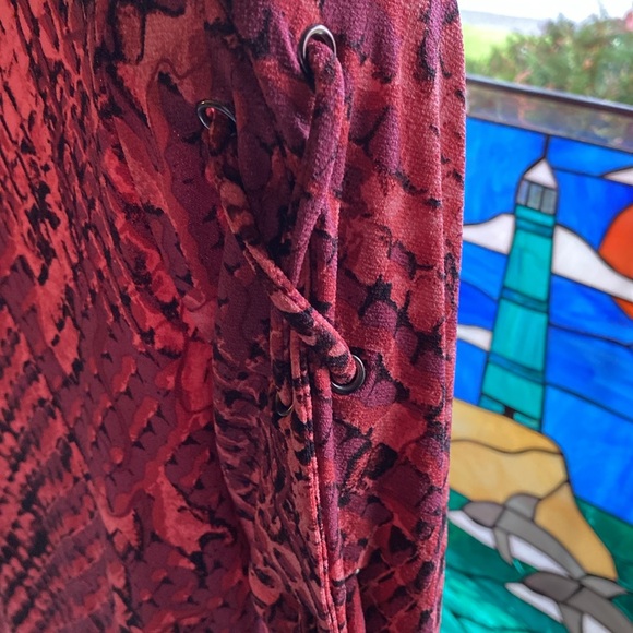 New Project Runway Snakeskin Print Dress Size Large - Picture 3 of 4